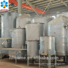 Flash evaporator, thin film evaporator for oil, mixed oil evaporator in cooking oil extraction line